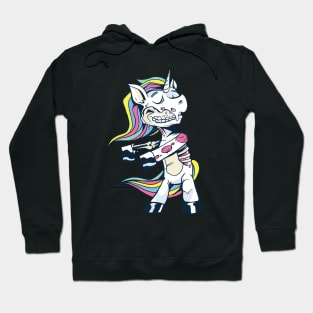 Zombie unicorn gift idea Hoodie